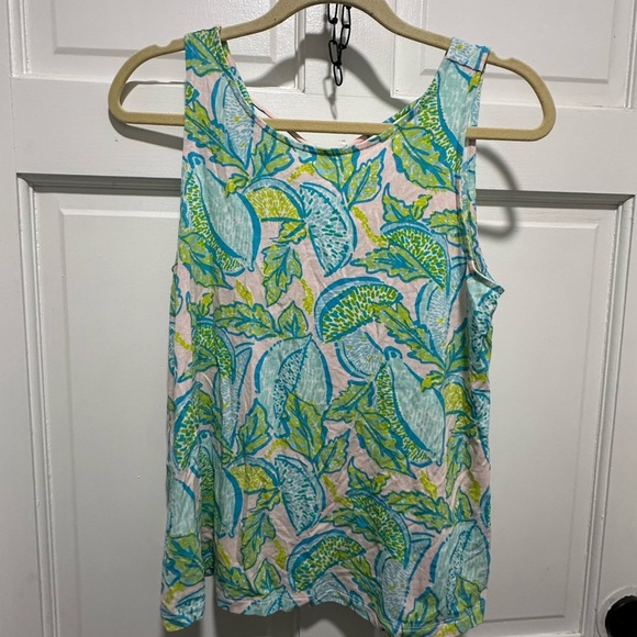 Lilly Pulitzer Kristen Top Urchin Pink Vitamin Sea Size Small EUC - Picture 3 of 4